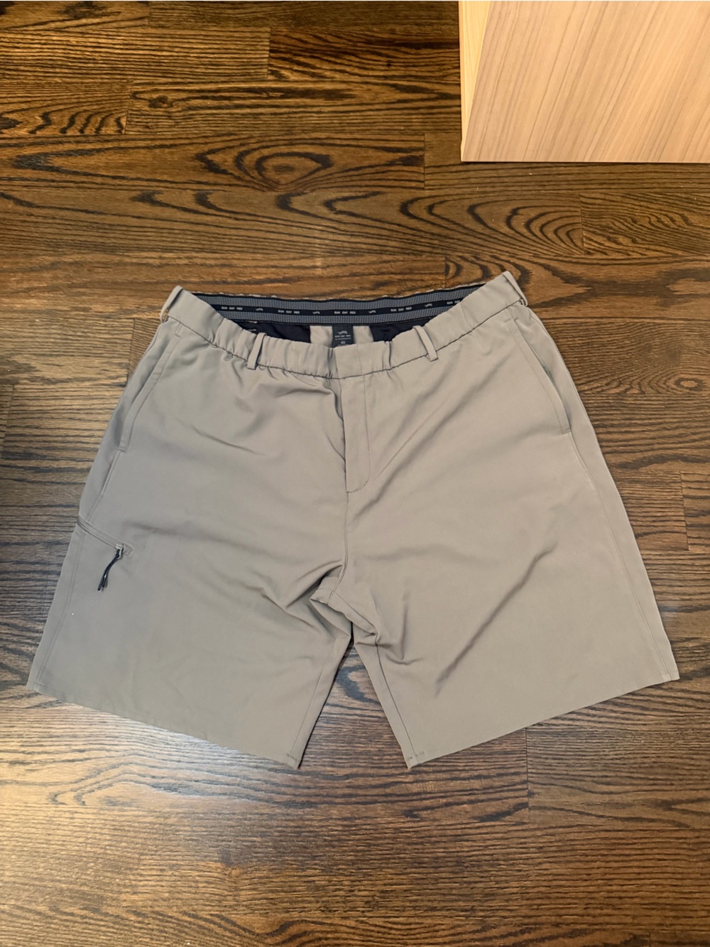 Men's Sun Day Red Golf Chino Shorts in Light Taupe
